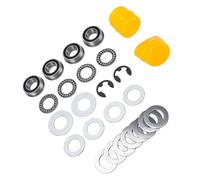 Acouto Kit Cuscinetti Ruota Anteriori con 4 Cuscinetti, 6 Rondelle, Cappucci in Gomma per L100 L105 L108 L110 L120 L130 D100 D120 STX30 STX38 STX46 LX172 LX173 LX176 LX178 LX186 LX188