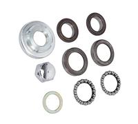 Acouto Kit Cuscinetti Sterzo per Moto 9 Pezzi per CRF50 Z50 Z50R - Kit Cuscinetti Sterzo per Motocicletta in Lega di Alluminio Rotolo Testa Stelo CRF50 Cuscinetto Z50 Steeri Ooter