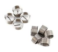 Acouto Kit di Inserti per Riparazione Filettatura da 10 Pezzi per Conversione di Fori Filettati Imperiali X 5 Fori 1D di Altri Inserti per Riparazione Filettatura FilettatiInserti Filettati in