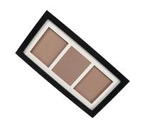 Acouto Kit Impronte Mani di Bambino Stile Rustico Decorativo 3 Griglie Legno Composito Cornice in Legno di Pino Kit Impronte Mani di Bambino Cornice Nera per Foto La in Fango Bianco Ha uno Stile