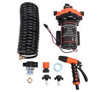 Acouto Kit Pompa per Lavaggio Ponte, Filtro Integrato da 7,5 GPM 80 PSI, con Pressostato Automatico, per, Barche, Spruzzatori, Rimorchi da Viaggio, Yacht, Acqua Dolce, Acqua Salata