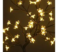 Acouto Lampada Ad Albero Bonsai da Tavolo a LED, Semplice, Fresca, Utilizzata per la Decorazione della Camera o gli Ornamenti, può Anche Essere Utilizzata Come una Piccola Luce (48 luci)