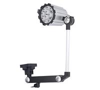 Acouto Lampada da Lavoro a LED Ad Angolo Regolabile 12W 24V IP67 Lampada da Macchina Pieghevole Braccio Lungo, Lega di Alluminio, Foratura Al Tornio CNC