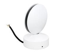Acouto Lampadate a LED da 10 W, Illuminazione 360 Gradi, Luci Soffuse, Materiale in Alluminio, Aspetto Sofisticato, Ampia applicabilità (Luce Bianca)