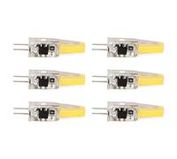 Acouto LED G4 220V 6 Pz 6W 500Lm G4 Lampadina LED COB Gelrgy Lampada a Risparmio Energetico Lampadina per Lampada da Soffitto Lampada da Parete Lampada da Tavolo 220V Gel G4 LED 220V 3W