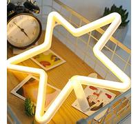 Acouto Luce Al Neon a LED a Forma di Stella Luce Notturna USB per la Decorazione della Parete del Soggiorno della Festa in Casa Portico per l'ufficio può Vivere Balcone Camera di Casa Cena Bassa