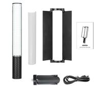 Acouto Luce Video LED RGB 20W, Luce di Riempimento Portatile con 192 Perline LED Ad Alta Resa Cromatica Display LCD 20 Effetti Scena, per Ritratti Fotografia di Matrimonio Riprese Fai