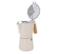 Acouto Maker della Caffettiera, 6 Tazze, Pentola in Alluminio da 300 Ml, Manico in Legno caffè caffè 6 Tazza di Pentola