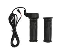 Acouto Maniglia Acceleratore per Bici Elettrica, 1 Paio di Manopole Acceleratore a Rotazione Completa con Spina SM Design Antiscivolo Compatibile da 12 V a 72 V, Adatta per Manubri da