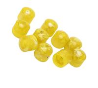 Acouto Manopole a Cupola del Volume Controllo in Plastica Parti di Chitarra Elettrica per Basso Accessori con Chiave Esagonale GD91 Bianco con caffè Eccellente Plastica la Manopole a Cupola del