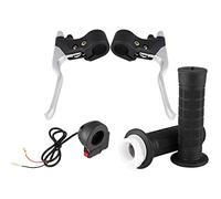 Acouto Manopole Impugnature Comandi Acceleratore e Leve Freno per Moto | Alluminio resistente, materiale ABS, compatibile con manubrio da 22 mm, adatta per mini moto