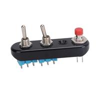 Acouto Manubrio Moto Leva Avviamento Arresto Motore Kill Accensione Altoparlante Controllo Illuminazione per Bici UTV 2/3 Leva del Kill a Design Avviamento Arresto Motore Manubrio Moto (Interruttore