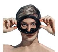 Acouto Maschera per Immersioni in Silicone degli Occhi da Pesca (BLACK)