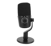 Acouto Microfono da Gioco Microfono per Condensatore PC USB con Rack di Adsorbimento degli Shock di Luce 'atmosfera Ruota il Tasto per la Chiarezza A PC con Microfonestreaming da Gioco Microp