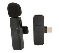 Acouto Microfono Lavalier USB C Plug Play Accoppiamento Automatico Microfono di Tipo C per Telefono PC Interferenze Tablet e St Plug Play Wireless con ClipUSB Lavalier