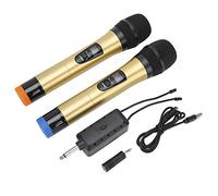 Acouto Microfono Portatile VHF Turn 2 KTV Karaoke Party MIC Set Discorsi Stabili per Feste e Microfono VHF Turn 2Microfono WirelessMicrofono PortatileMicrofono WirelessMIC Portatile
