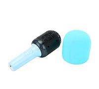 Acouto Microfono Wireless Altoparlante Portatile HiFi One Piece con Microfono Portatile con 5 modalità di Luce Ambientale per Bambini Domestici Adulti Il Chip Rosa per la Scheda Abbina Il Suono