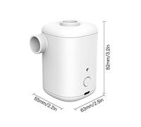 Acouto Mini Pompa d'Aria Elettrica 2200Pa con Gonfiaggio e Sgonfiaggio Pompa d'Aria Ricaricabile Senza Fili da 3000 mAh con Sgonfiaggio Gonfiaggio Ugelli 4 Pezzi per Indicazione Vedere 2200Pa