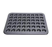 Acouto Mini Stampo Rotondo per Cupcake, Vassoio Antiaderente da 48 cavità