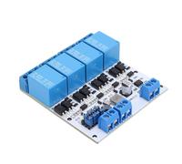 Acouto Modulo di relè GPIO con OptocOuperler PCB 4 Ad Alto Controllo Basso Controllo Strong Abilità di Guida Relicita Isolamento OptoCoupler Featuin Relay Relice GPIO ModulegPio Relay Board4 Channel