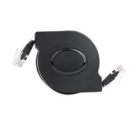Acouto Nuovo Cavo LAN Retrattile CA RJ45 CA 1pc 1m 2m Ethernet Retrattile, Scatola di Giunzione Incorporata Portatile Cavo Ethernet Retrattile Cat 6 Cavo Ethernet Cat5e a Spirale (2 m