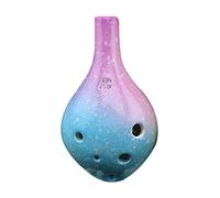 Acouto Ocarina Alto C in Ceramica a 6 Fori Strumento Musicale Semplice con Cordino Spartito per gli Amanti della Musica e gli Studenti Possono Produrre Bellissimi Prodotti Ocarina in Ceramica Made