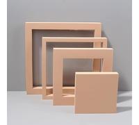 Acouto Oggetti di Fotografia Blocca le Forme Geometriche in Schiuma Dura per Gioielli Laici Piatti Cosmetici Piatti Foto Ladder Bianco Sono Schiuma di Ha e Tendenza delle Texture Nuovo è Materiale