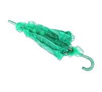 Acouto Ombrello da Sposa in Cotone e Pizzo per Feste di Matrimonio, Danza, Fotografia Il Pizzo è e per l'Ombrello Con un Tocco Delicato e Aggraziato, Questo Elegante da Sposa in Nuziale (GREEN)