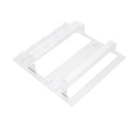 Acouto Organizer da Parete per Comodino, Plastica, Installazione Semplice, Design Salvaspazio, Mensola per Montaggio a Parete da 9,4x9,1 Pollici per Dormitori, Appartamenti, Uffici (Trasparente)