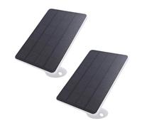 Acouto Pannelli Solari da 10 W Adatti per Campanello a Batteria Impermeabilizzazione Pannello Solare Esterno con Staffa e Cavo da 8 Piedi per Campanello Ad Anello Pannelli Solari Adatti per a