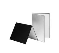 Acouto Pannello Riflettente Fotografico 3 in 1 con Bianco Argento per (A3)
