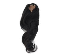 Acouto Parrucca Lunga Riccia per Bambola, Multicolore, Morbida Come la Seta, Confortevole Al Tatto, con Snodi a Sfera, Elegante Parrucca Sintetica per Circonferenza della Testa da 22 a (BLACK)