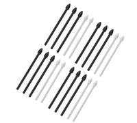 Acouto Parti di Pennelli di Penna Ad Alta qualità per Punte di Sostituzione di Grado 10, 20pc con Aghi e Pinzette, Adatti per la Tab S6/T860/T865 (BLACK)