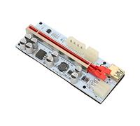 Acouto PCIE Riser 8 Condensatori Fissi Forte GPU Anti-interferenza Scheda da 1X a X16 per 7 per 10 alla Scheda Fissa più 8 Alimentatore Grafico Grafica PCIE