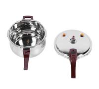 Acouto Pentola di Pressione in Acciaio Inossidabile Stufato di Cottura Vaso di Grande capacità Compatibile con Pentola a Induzione a Gas con Diametro O 11L 28 Cm / 11.0in per Non Anche Pressione (9L)