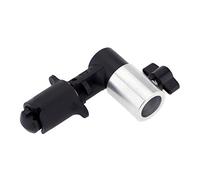 Acouto per Supporto per Riflettore, Supporto per per Riflettore in Lega di Alluminio Facile da Montare, con Finitura Argento Satinato, per Illuminazione di Sfondo per