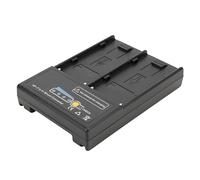 Acouto Piastra Adattatore Convertitore per Batteria in Plastica con Slot per la Batteria della Serie F550 NP F550 NP F970. NP-F750 per Piastre NP-F975 Attrezzatura a Doppio Servizio in Gran Parte