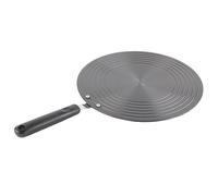 Acouto Piastra di Conduzione del Calore di Cottura con Manico Piastra Diffusore di Calore in Lega di Alluminio da 6 Mm per Scongelare Alimenti Diffusore Rotondo da 24 Cm/0,4 Pollici Che Brucia il di