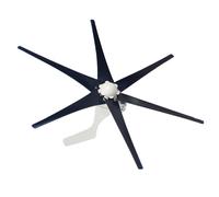 Acouto Piccolo Generatore Eolico a 6 Vane/Ala - Alto Utilizzo, Facile Installazione per Le Box/Cover Mobili (48V)