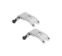 Acouto Piedino da 2 Pezzi, Piedino Ausiliario in Plastica e Acciaio Inossidabile per la Maggior Parte delle Macchine da Cucire Domestiche, Sostituto Ideale per Progetti di Sartoria, Installazione