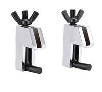 Acouto Pinze per Fascette Stringitubo in Lega di Zinco da 2 Pezzi, Pinze per Tubi Freno Cromate Resistenti Alla Ruggine per Motociclette, Auto, Camion con Dado Ad Alette Regolabile per