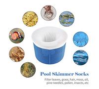 Acouto Piscina da 15 Pezzi Skimmer Skimmer Cesti Cestini Calzini Saver a Rete per per Le Piscine Intrecciate e Macinate Sockspool Socksultrafine Mesh Saversfilters Cestini SocksMesh per Poolskimmer
