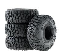 Acouto Pneumatici in Gomma per Auto Telecomandati, 4 Pezzi, Sostituzione 1,0 Pollici, per TRX4-M Bronco, con Incredibile capacità di Utilizzo della Gomma [Pneumatici con Aderenza e Design