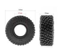 Acouto Pneumatici in Gomma per Auto Telecomandati, 4 Pezzi, Sostituzione 1,0 Pollici, per TRX4-M Bronco, con Incredibile capacità di Utilizzo della Gomma [Pneumatici con Aderenza e Design