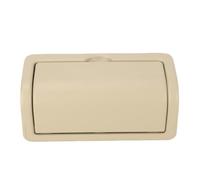 Acouto Porta Posteriore Porta di Bracciolo Coppa Sostituzione per QX56 2012-2013 QX80 2014-2018 Armada 2017-2019 con Doppio Portabine per la Console di Seconda Inserisci OE 88741 1LK3D (Beige)