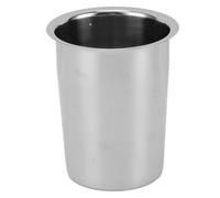 Acouto Portautensili da Multiuso di GRANDE capacità a Prova di Pasticcio Portautensili in Acciaio Inossidabile 304 per Piano di Lavoro Senza Fori capacità per Secchio Posate Desktop in Acciaio