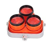 Acouto Prisma della Stazione Totale Prisma in Vetro Ottico a 3 Teste per Il Rilevamento della Mappatura della Portata Il Diametro Effettivo del Diametro di 64 Mm è la Misurazione della Stazione