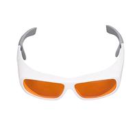 Acouto Professione di Occhiali Professionali OD 5 Eye Protection per Macchine per Incisioni, Materiale per PC per Depilazione, Sbiancamento, Works Workshop (WHITE)