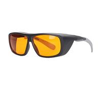 Acouto Professione di Occhiali Professionali OD 5 Eye Protection per Macchine per Incisioni, Materiale per PC per Depilazione, Sbiancamento, Works Workshop (BLACK)