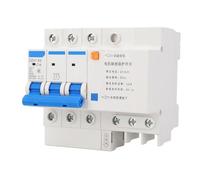 Acouto Protezione per Guida per Perdita di Fase 3P 16A per Motore di Pompa Sommersa DZ47S-63 Protezione per 400 V con Ruolo di Gioco Interruttore per Perdita di Fase Interruttore per di 3P per di